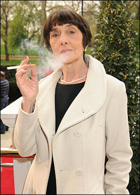 Dot Cotton, 40 -a-day and skinny as fuck.